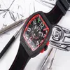 44mmx53 5mm Uhr V45 MEXICO LIMITED EDITION Racing Carbon TOP QUALITÄT Skeleton automatische Herrenarmbanduhr Sport NH35A295p