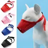 Ropa para perros Bozal ajustable Cubierta de boca transpirable Collar Anti ladrido Bozales para mascotas para perros Accesorios