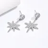 Dangle Earrings JF2024 Original Design Exquisite Light Luxury Micro Inlaid Eight Mount Star Women's