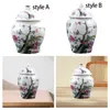 Vase Ceramic Ginger Jar Chinese Porcelain Temple Storage Vase Vase 300ml Living Room Party Decorの装飾用