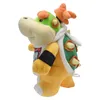 22CM belle debout Bowser jr en peluche mignon dessin animé koopa peluche poupée avec masque de broderie en peluche vilain garçon poupées enfants Playmate décor à la maison peluche enfant jouet cadeaux