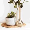 Vase2 PCS Flower Pot Pure Copper Vase Decoration Mini家庭用真鍮メタルコンパクト