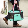 Passeggini Borsa da trasporto per gatti portatile da esterno Borsa da viaggio per cani Borsa per cani resistente e traspirante per animali domestici di piccola taglia Accessori per gatti