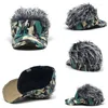 Czapki kulkowe kolorowe włosy zintegrowane wisorki kapelusz mężczyzna taktyczna kamuflaż baseball czapka baseballowa Kobiety Street Tance Hats Winter Spring Army Gorras