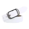 Ceinture en cuir de vache femme ceintures en cuir véritable pour femmes couleur marron jean alliage boucle ardillon sangle bonne qualité peau de vache Cinto 240122