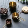 Measuring Tools 9pcs Heavy Duty Stainless Steel Cups And Spoons Sets For Baking Cooking Gold Rose Silver Kitchen Accessories