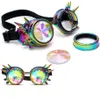 Sunglasses Feitong Summer Women Men Punk Colorful Glasses Rave Festival Party Edm Diffracted Lens Outdoor Travel Sun3065