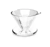 Timemore PCTG Crystal Eye Tropfer Kaffee Tropper über Kaffeemaschine konische Kaffeefilter Tasse Hand Tropf wiederverwendbare Filter 240122