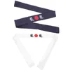 Bandanas 2 peças faixa de cabelo japonesa bandana fitas sushi chef bandana para esportes samurai karate