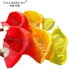 Sell Kid Women Belly Dancing Fan 1 Pair Gradient Color Dancer Practice Long Imitation Silk Fans 150/180x90cm Rayon Silk Fans 240126