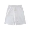 Shorts de rue réfléchissants Pantalon de sport décontracté pour hommes, ample, style surdimensionné, pantalon court avec cordon de serrage, tendance, short de basket-ball, short de sport design L6