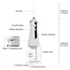 Flosser de água elétrico portátil: limpador de dentes recarregável USB com 5 bicos intercambiáveis Design de grande capacidade para atendimento odontológico eficaz