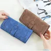 Wallets Vintage Women Female Coin Purses PU Leather Long Big Lady Clutch Money Carteras Para Mujeres