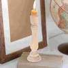 Kerzenhalter 2 Stück Kerzenständer Taper Herzstück Tischdekorationen für Wohnzimmer aus Holz