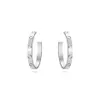 Högutgåva Hoop Huggie Screw Stud Love Earrings For Women Ladies Girls Gift Jewelry 316L Titanium Steel Designer Jewelry Surfa3019