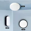 Applique murale imperméable à l'eau, éclairage extérieur, anneau rond, applique de plafond pour salle de bains, balcon, entrée, porche, lumière LED de jardin