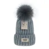 Zimowe kapelusz luksusowy projektant czapki czapkę czapkę kaset mans/damskie logo list UG Bonnet Casquette Design Dzian Hats Fall Woolen Jacquard unisex U-5