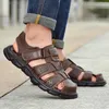 GAI Genuine Leather Casual Shoes for High Quality Classic Summer Outdoor Walking Sneakers Breathable Men Sandals 240119 GAI