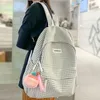 School Bags Girl Plaid Kawaii Travel Book Backpack Lady Lattice Bag Fashion Female Cute Laptop Leisure College Women