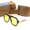 Zonnebril dames zonnebrillen brillen luxe zonnebrillen zonnebril ontwerpers tinten classci merk gele lens brillen originele c306J