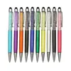 Wholesale 100 Pcs Ballpoint Pen Crystal Diamond Decorative Pen 0.7mm Pen Tip All Metal Material Student Writing Office Gift Pen 240123