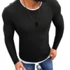 Mode hommes pull haut couleur bloc Patchwork O cou à manches longues pull tricoté pull pour hommes vêtements hiver 240125