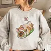 Kvinnors hoodies akita inu kvinnor y2k estetik kawaii svett haruku kläder pullover koreansk stil