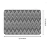 Tapis Accueil Modèles Gris Blanc Sol Porte Bain Cuisine Tapis Intérieur Boho Chic Zigzag Paillasson Garage Tapis D'entrée Tapis Footpad