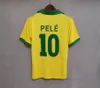 Maglia vintage Brasile ROMARIO RIVALDO Brasile CARLOS Ronaldinho camisa de futebol 1998 2002 Ronaldo KAKA 2006 2000 1994 1970 1957 1950 PELE Maglie da calcio retrò