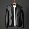 Plus Size 8XL 7XL Giacca invernale in pelle Cappotto Uomo Bomber Moto PU Causale Vintage Nero Biker Tasca con cerniera Giubbotti 240125