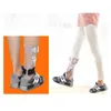 Lobe postérieur goutte attelle de pied stabilisateur d'attelle rigide orthèse de cheville pied Valgus Correction soutien pour la marche avec des chaussures 240122