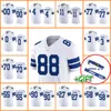 Maillots de football personnalisés Dallas''Cowboys''Men 4 Dak Prescott 11 Micah Parsons 88 CeeDee Lamb 90 Demarcus Lawrence 7 Trevon Diggs Femmes Jeunesse White Vapor Limited Jersey