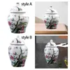 Vase Ceramic Ginger Jar Chinese Porcelain Temple Storage Vase Vase 300ml Living Room Party Decorの装飾用