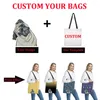 Shopping Bags Crazy Horse 3D Animal For Women Foldable Reusable Travel Double Sided Print Storage Girls School Bag Shoulder 2024