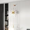 Wandklokken Klok Modern Design Metaal Luxe Eenvoud Digitale DIY Horloges Slinger Home Decor Stille Woonkamer Cadeau