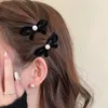 Hair Accessories Vintage Bow Clips For Women Sweet Velvet Side Retro Small Hairpins Barrettes Girls Headwear