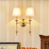 Wall Lamp American All Copper Bedroom Bedside Lamps Modern Minimalist Aisle Hallway Living Room Dining
