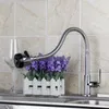 Kökskranar Facuet gratis att rotera modern designkran Torneira Chrome Brass Tap Swivel Vessel Bar Sink Taps