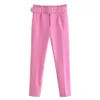 Taop Za Early Spring Product Women Fashion and Temperament Slim Fit Suit Płaszcz Małe piesze Zestaw 240124