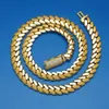 Индивидуальная кубинская цепочка из 24-каратного золота 20 мм, оптовая продажа, хип-хоп, кубинская цепочка, ожерелье-цепочка Майами