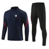 Athletic Bilbao Men Casual Sportswear Dzieci Outdoor Sport Suit Sport Half Zipper Długie rękaw