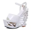 Sandals Women's Shoes Sexy PU Strange Style Platform High Heels Party US Size 4-12 No.1076-12