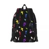 Sac à dos Pikmin Cartoon étudiant unisexe Polyester voyage sacs à dos modèle mode sacs d'école sac à dos