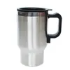 Water Bottles 12V 500ml Car Heating Thermal Cup Bottle Thermostat Coffee Mug Heater Anti-slip Rubber Base Keep The Stable.