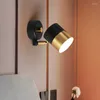 Wall Lamp Fumi Small Directional Spotlight Simplistic Style LED Track Lighting For Bedside Hallway Headboard Picture Kitchen B