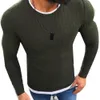 Mode hommes pull haut couleur bloc Patchwork O cou à manches longues pull tricoté pull pour hommes vêtements hiver 240125