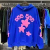 uomo felpa con cappuccio grafico Specciatore grafico Young Thug 555 Spider Hoodie Men Women Schiam Stampa Web Felpe Pink Pullover Pullover uomini Designer Overszed Designer Mens Giacca Donna 17