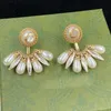 2022 nouvelles boucles d'oreilles en forme de goutte d'eau aretes orecchini perle cristal luxe designer dames boucles d'oreilles cadeau de fête pour femmes J2520