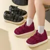 Pantofole Invernali Toast Donna Caldo Peluche Imbottito in cotone Stivali da neve Coperta Casa Antiscivolo Piattaforma Peloso Coppie Scarpe 2024