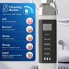 Oral Cleaner Kit, Dental Cleaner With LED Light, Cleaning Flosser With 2 Replaceable Toothbrush Heads, Teeth Brush Kit At Home And Travel